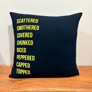 One-Of-A-Kind Waffle House T-Shirt Accent Throw Pillow | 17 x 17